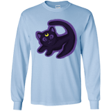 T-Shirts Light Blue / YS Kitty Queen Youth Long Sleeve T-Shirt