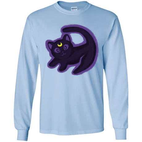 T-Shirts Light Blue / YS Kitty Queen Youth Long Sleeve T-Shirt