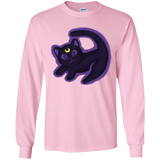 T-Shirts Light Pink / YS Kitty Queen Youth Long Sleeve T-Shirt