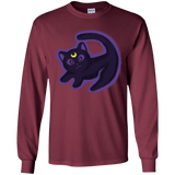 T-Shirts Maroon / YS Kitty Queen Youth Long Sleeve T-Shirt