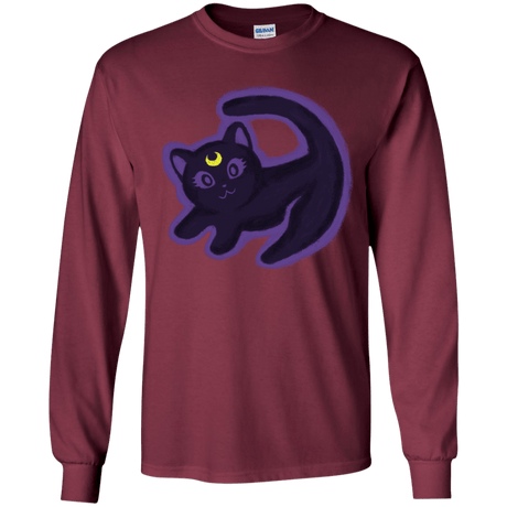 T-Shirts Maroon / YS Kitty Queen Youth Long Sleeve T-Shirt