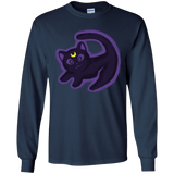 T-Shirts Navy / YS Kitty Queen Youth Long Sleeve T-Shirt