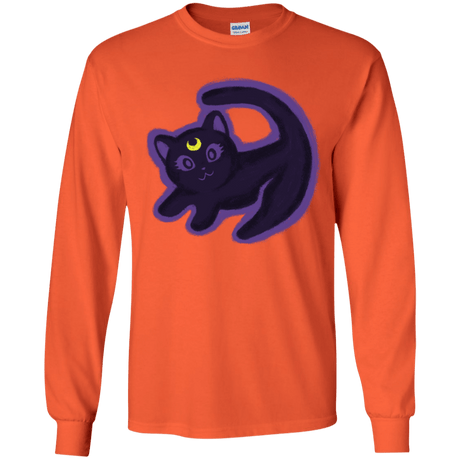 T-Shirts Orange / YS Kitty Queen Youth Long Sleeve T-Shirt