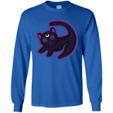 T-Shirts Royal / YS Kitty Queen Youth Long Sleeve T-Shirt