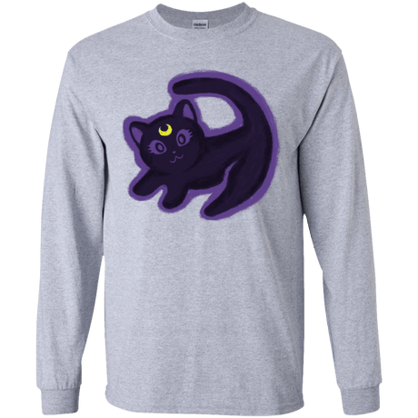 T-Shirts Sport Grey / YS Kitty Queen Youth Long Sleeve T-Shirt