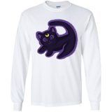 T-Shirts White / YS Kitty Queen Youth Long Sleeve T-Shirt