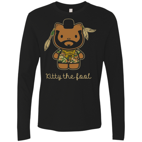 T-Shirts Black / Small Kitty the Fool Men's Premium Long Sleeve