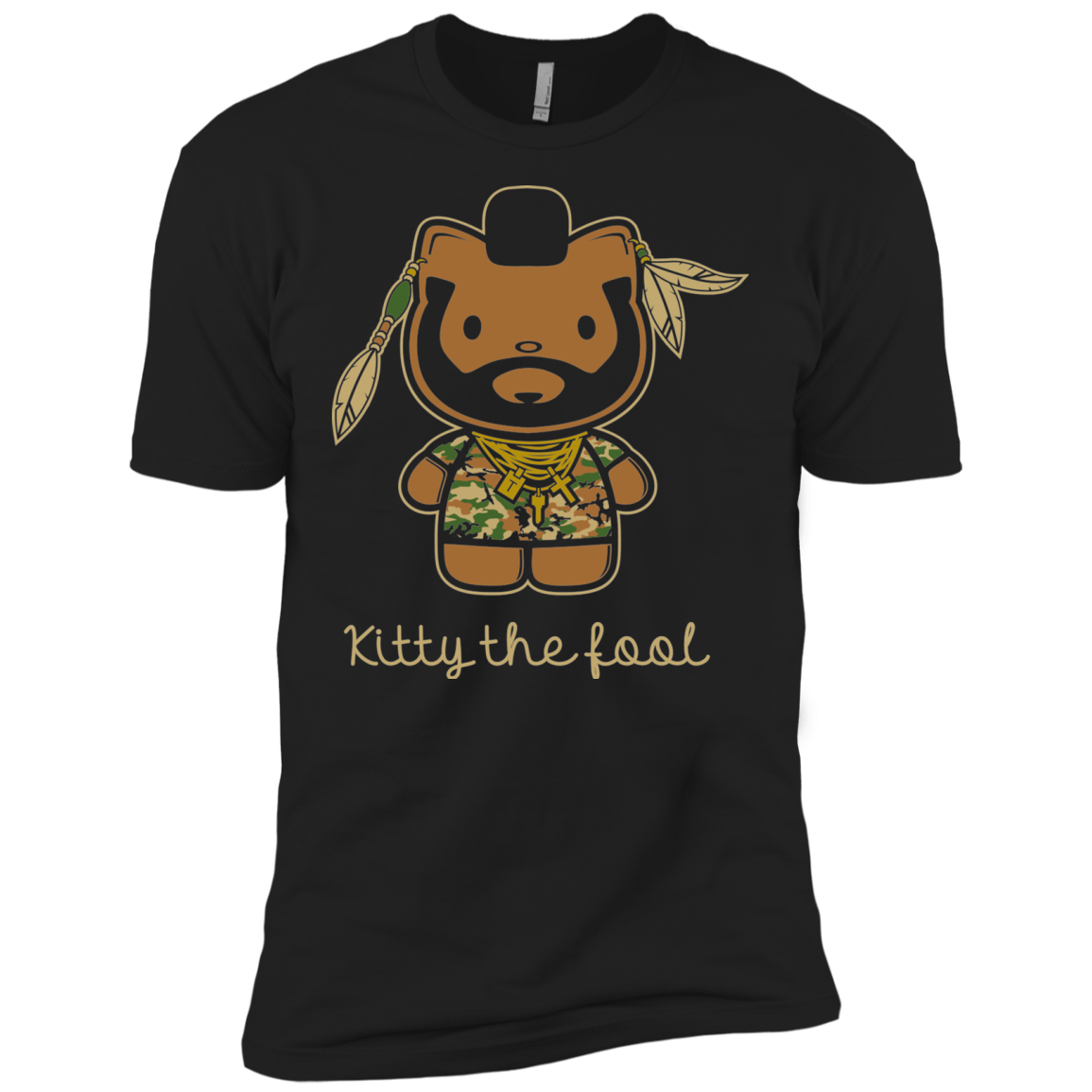 T-Shirts Black / X-Small Kitty the Fool Men's Premium T-Shirt