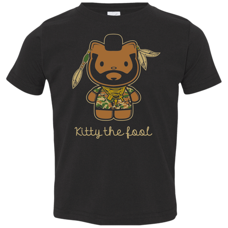 T-Shirts Black / 2T Kitty the Fool Toddler Premium T-Shirt