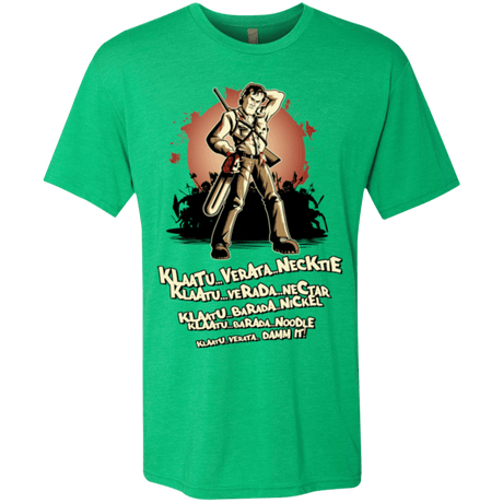 T-Shirts Envy / Small Klaatu Barada Nikto Men's Triblend T-Shirt