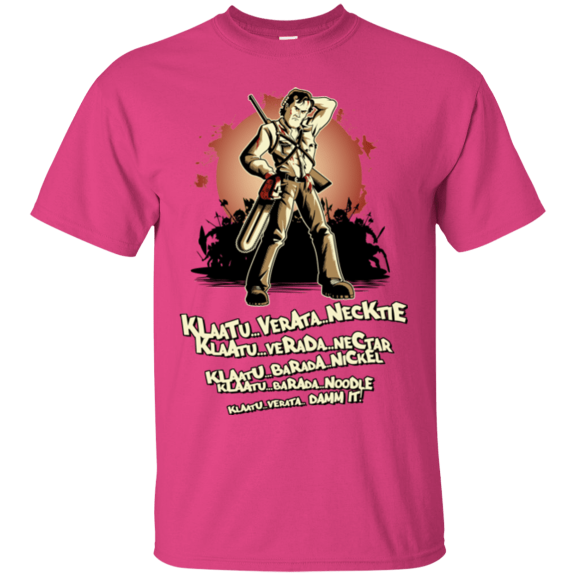 T-Shirts Heliconia / Small Klaatu Barada Nikto T-Shirt