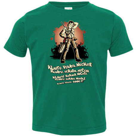 T-Shirts Kelly / 2T Klaatu Barada Nikto Toddler Premium T-Shirt
