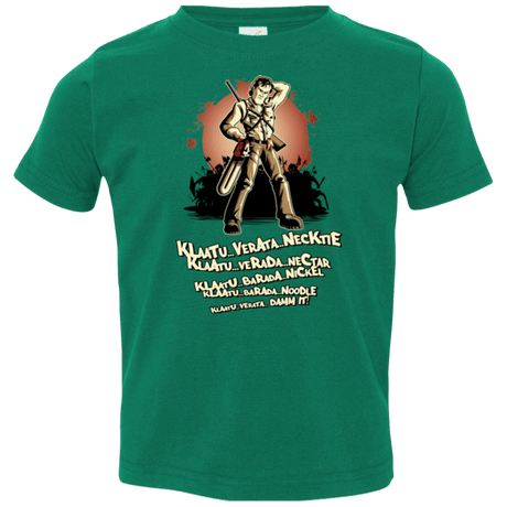 T-Shirts Kelly / 2T Klaatu Barada Nikto Toddler Premium T-Shirt