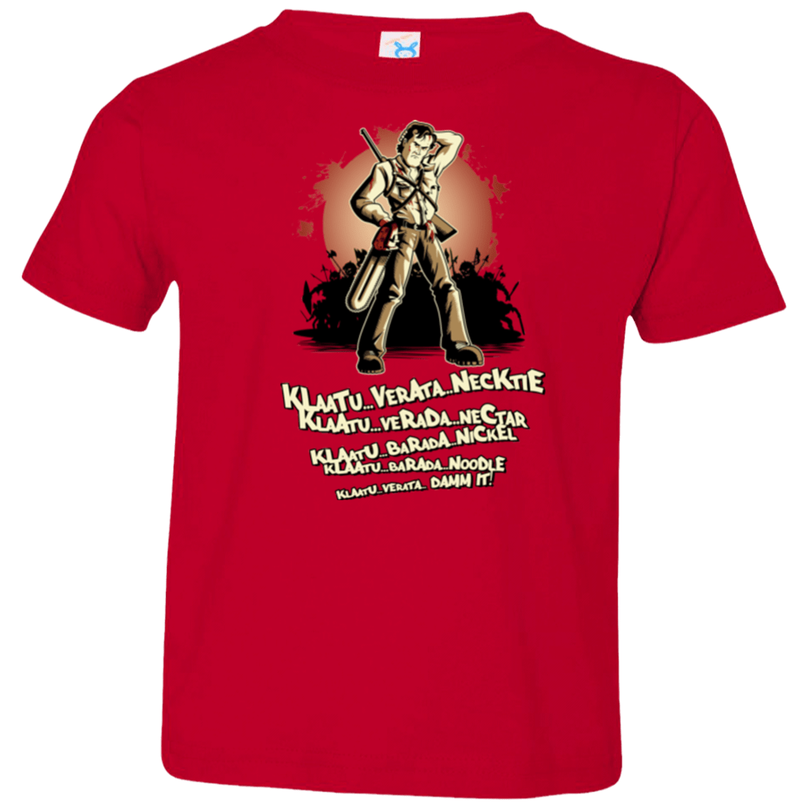 T-Shirts Red / 2T Klaatu Barada Nikto Toddler Premium T-Shirt