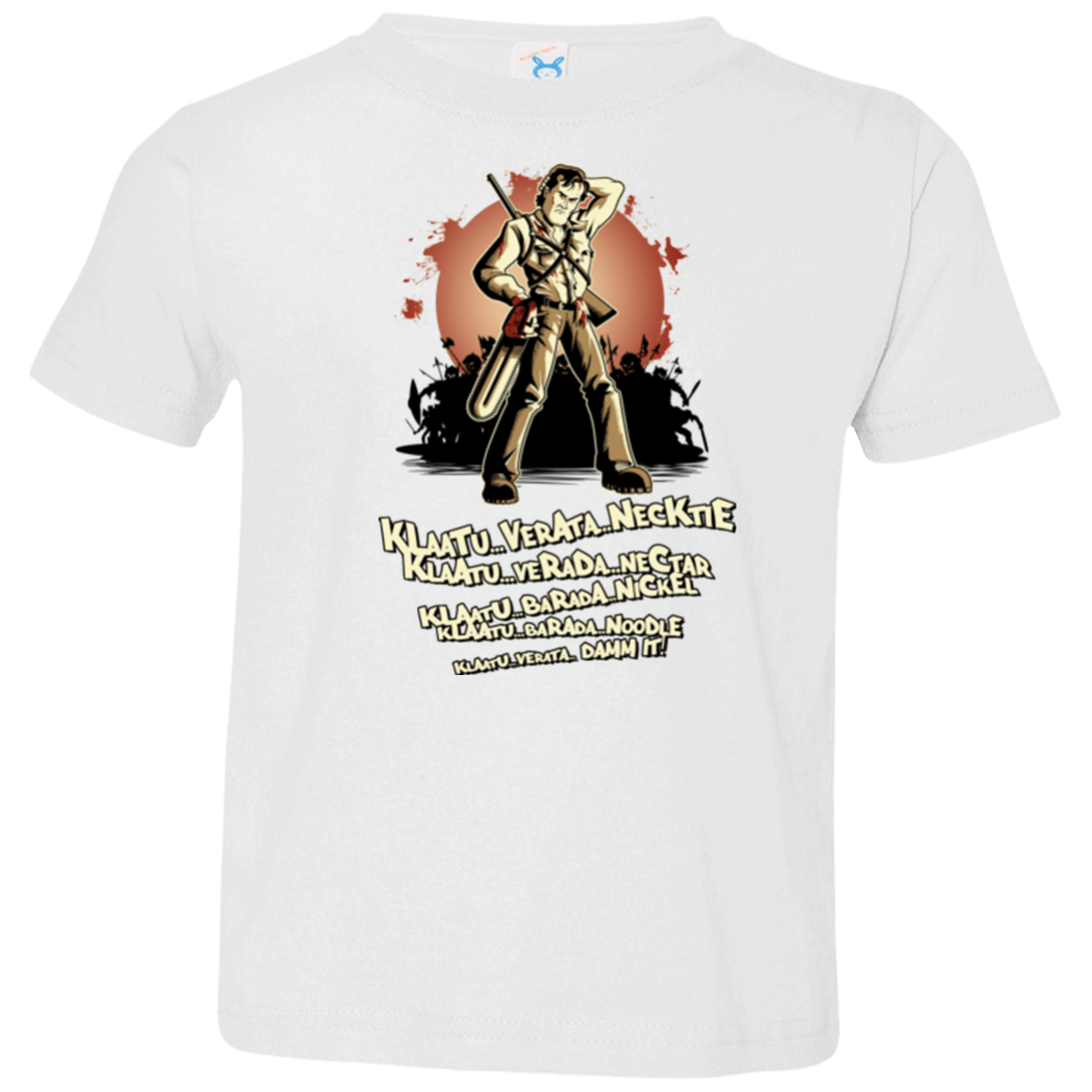 T-Shirts White / 2T Klaatu Barada Nikto Toddler Premium T-Shirt