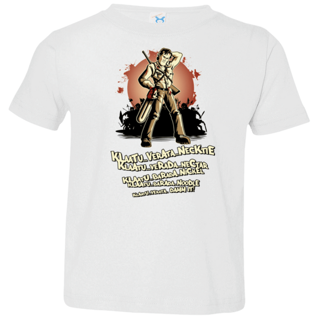 T-Shirts White / 2T Klaatu Barada Nikto Toddler Premium T-Shirt