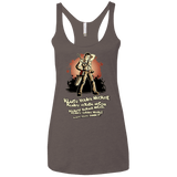 T-Shirts Macchiato / X-Small Klaatu Barada Nikto Women's Triblend Racerback Tank
