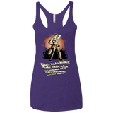 T-Shirts Purple / X-Small Klaatu Barada Nikto Women's Triblend Racerback Tank