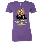 T-Shirts Purple Rush / Small Klaatu Barada Nikto Women's Triblend T-Shirt