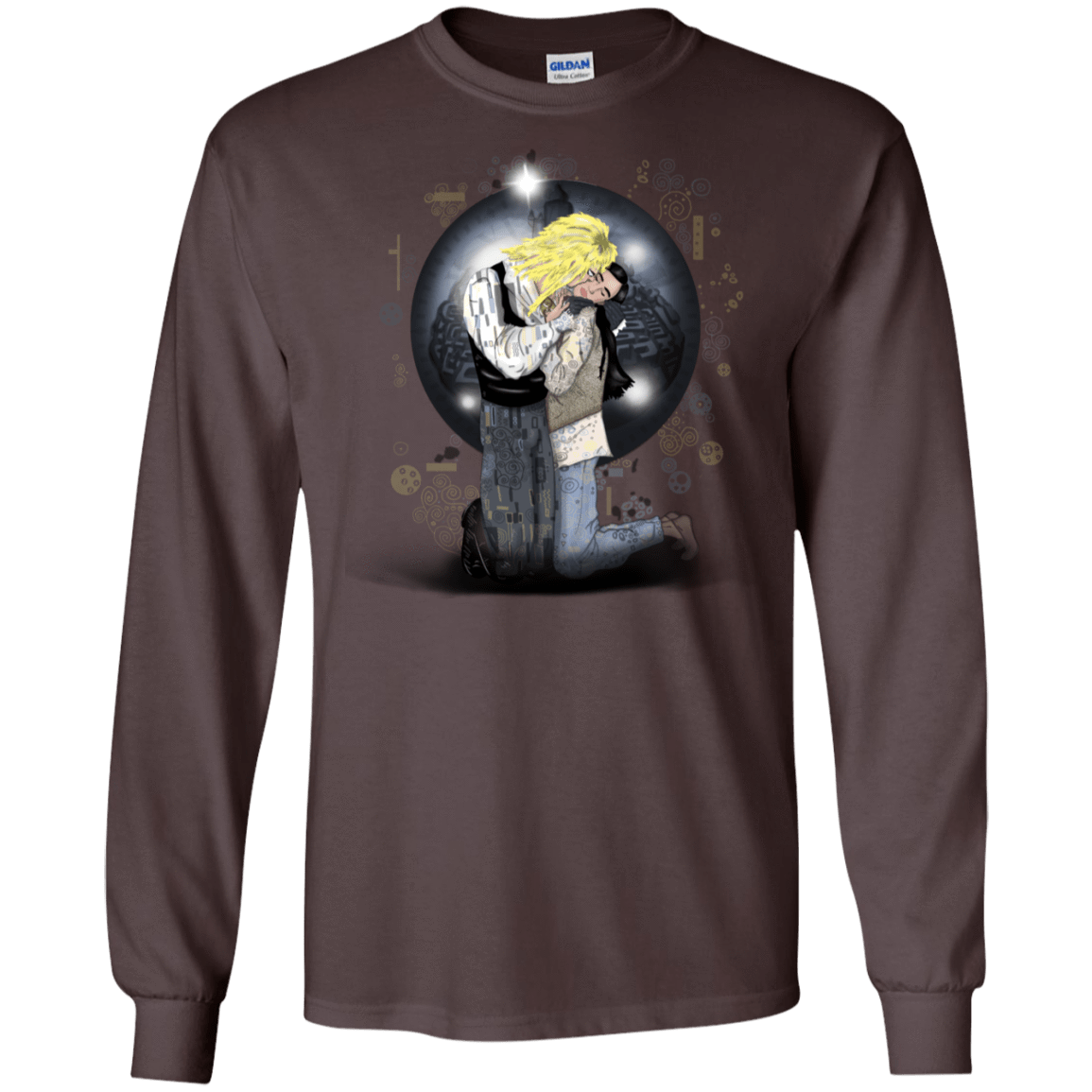 T-Shirts Dark Chocolate / S Klimt Jareth Men's Long Sleeve T-Shirt