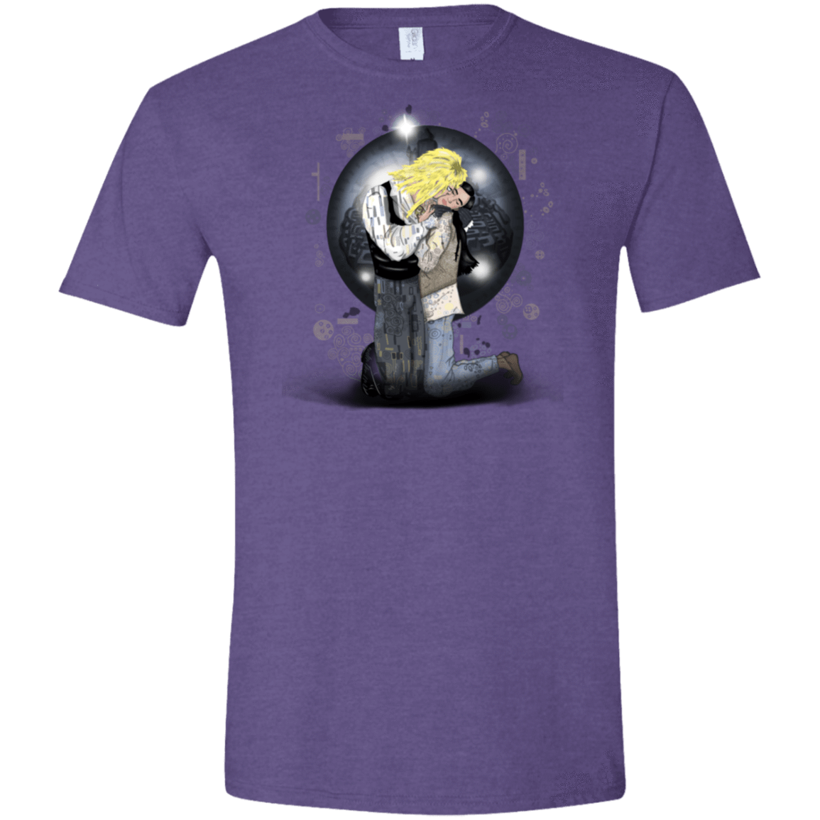 T-Shirts Heather Purple / S Klimt Jareth Men's Semi-Fitted Softstyle