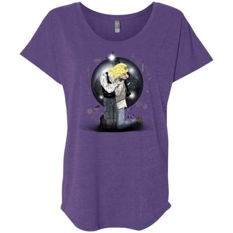 T-Shirts Purple Rush / X-Small Klimt Jareth Triblend Dolman Sleeve