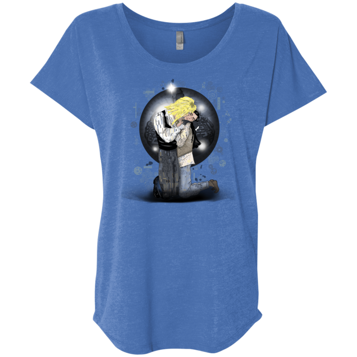 T-Shirts Vintage Royal / X-Small Klimt Jareth Triblend Dolman Sleeve