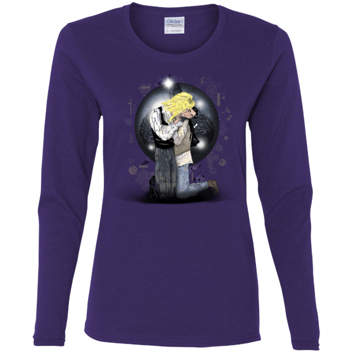 T-Shirts Purple / S Klimt Jareth Women's Long Sleeve T-Shirt