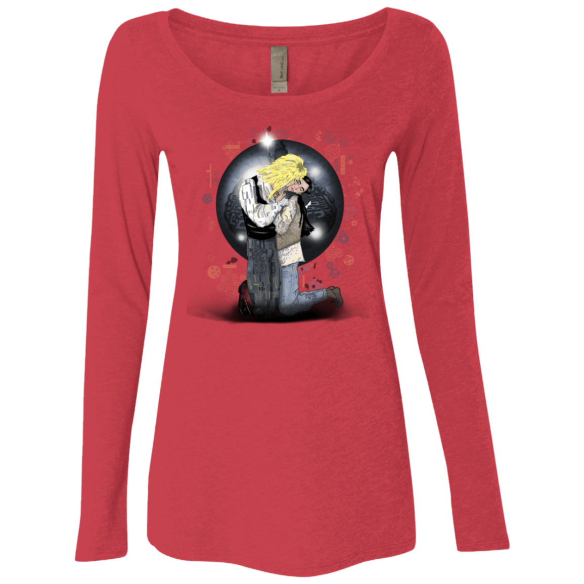 T-Shirts Vintage Red / S Klimt Jareth Women's Triblend Long Sleeve Shirt