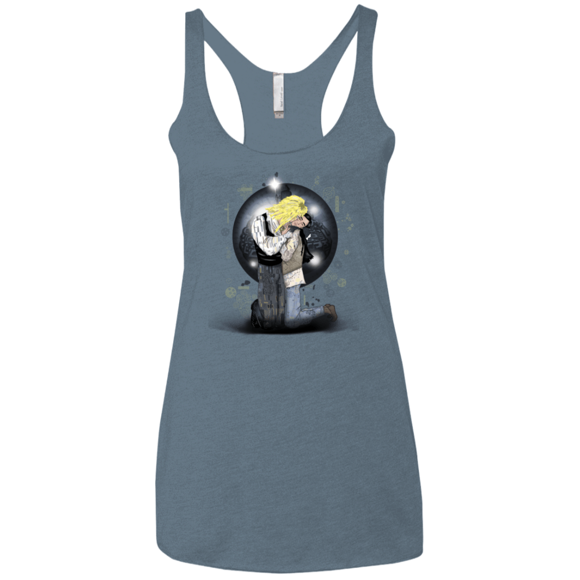 T-Shirts Indigo / X-Small Klimt Jareth Women's Triblend Racerback Tank