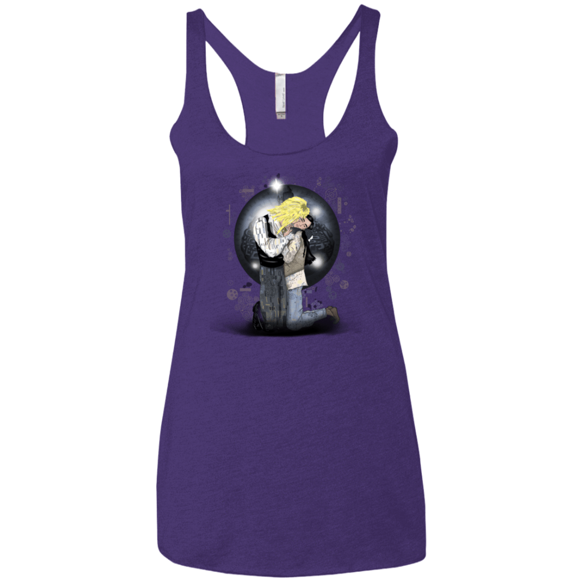 T-Shirts Purple Rush / X-Small Klimt Jareth Women's Triblend Racerback Tank