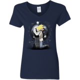 T-Shirts Navy / S Klimt Jareth Women's V-Neck T-Shirt