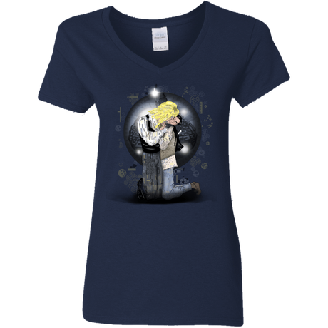 T-Shirts Navy / S Klimt Jareth Women's V-Neck T-Shirt