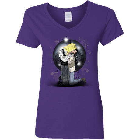 T-Shirts Purple / S Klimt Jareth Women's V-Neck T-Shirt