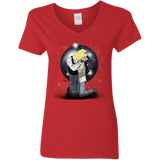 T-Shirts Red / S Klimt Jareth Women's V-Neck T-Shirt