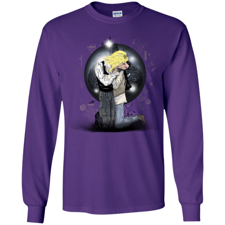 T-Shirts Purple / YS Klimt Jareth Youth Long Sleeve T-Shirt