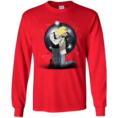 T-Shirts Red / YS Klimt Jareth Youth Long Sleeve T-Shirt