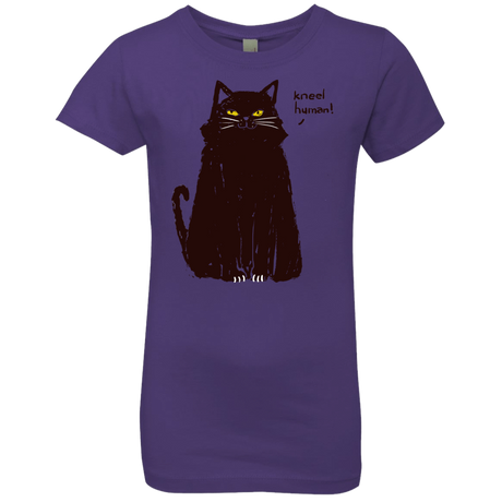 T-Shirts Purple Rush / YXS Kneel Human! Girls Premium T-Shirt