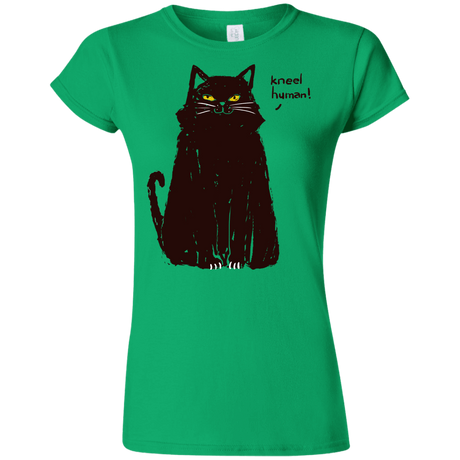 T-Shirts Irish Green / S Kneel Human! Junior Slimmer-Fit T-Shirt