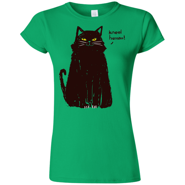 T-Shirts Irish Green / S Kneel Human! Junior Slimmer-Fit T-Shirt