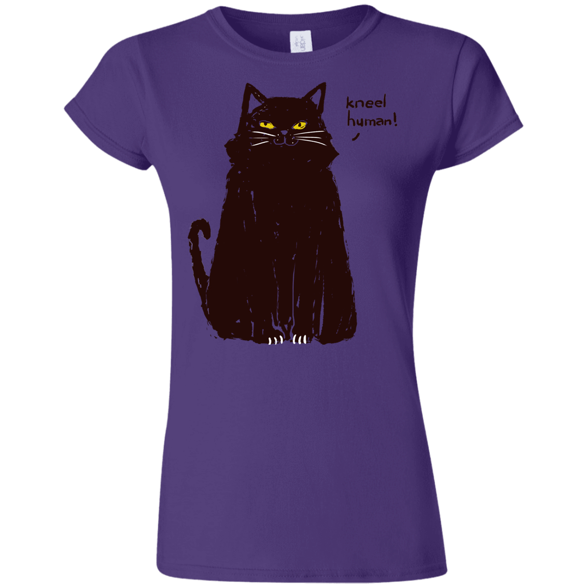 T-Shirts Purple / S Kneel Human! Junior Slimmer-Fit T-Shirt