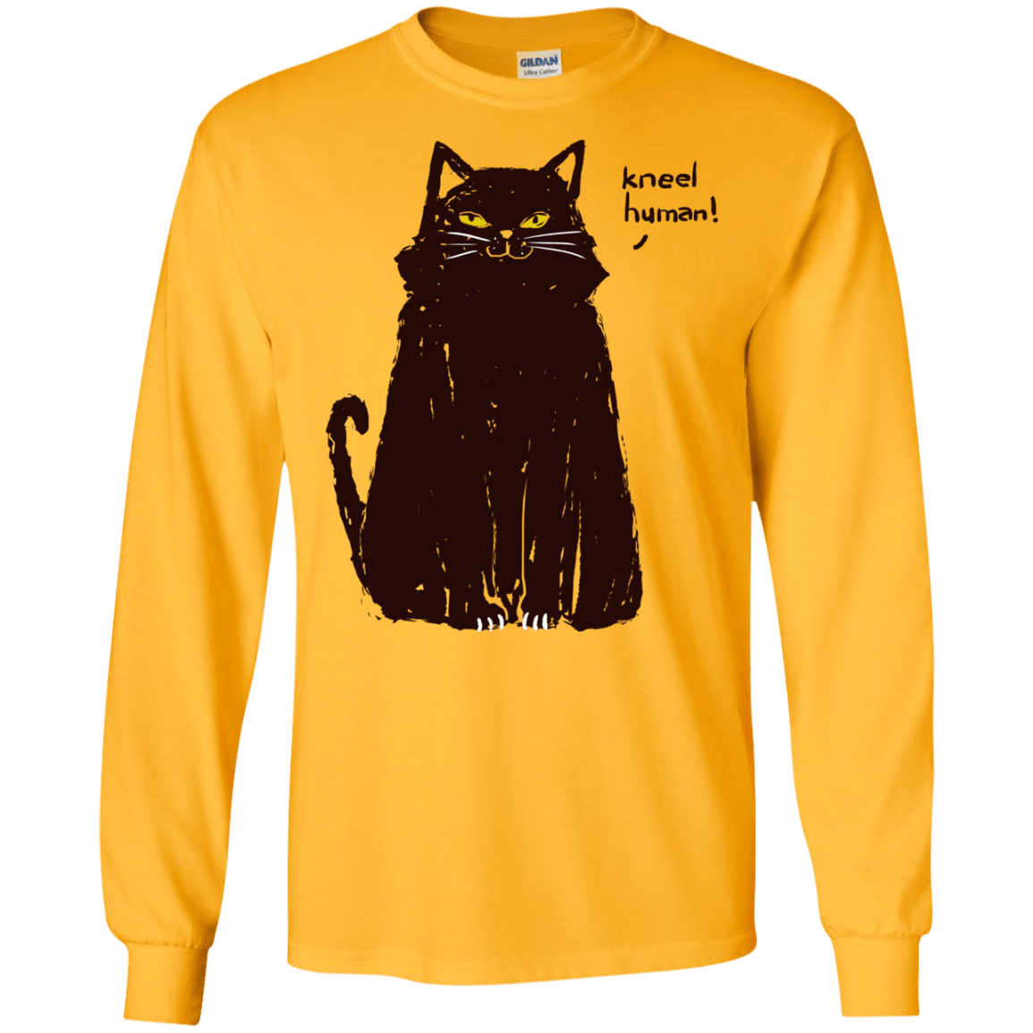 Kneel Human! Men's Long Sleeve T-Shirt