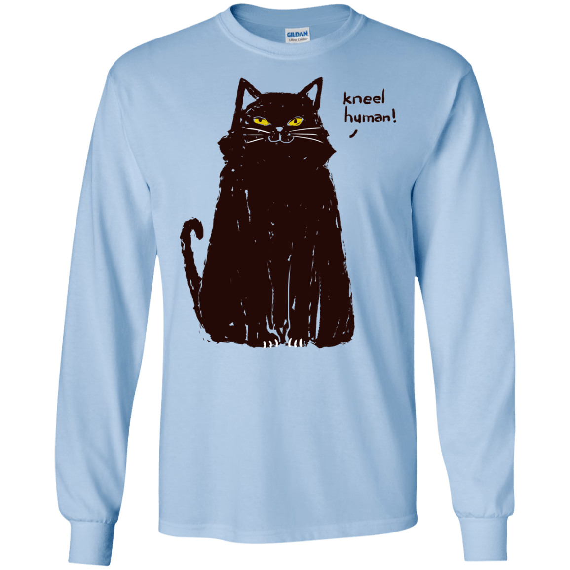 Kneel Human! Men's Long Sleeve T-Shirt