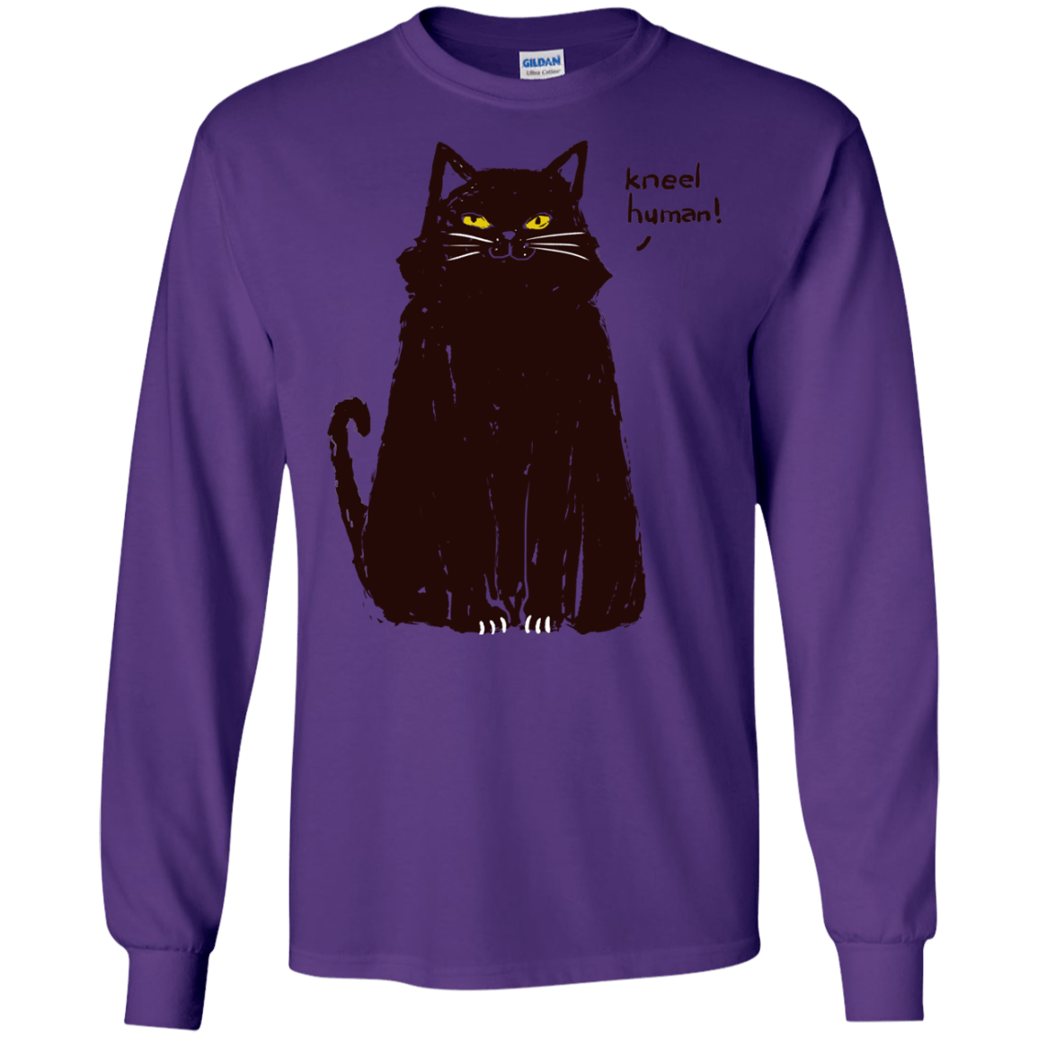 Kneel Human! Men's Long Sleeve T-Shirt