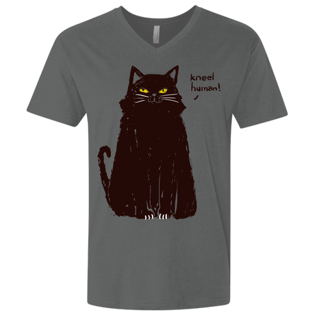 T-Shirts Heavy Metal / X-Small Kneel Human! Men's Premium V-Neck