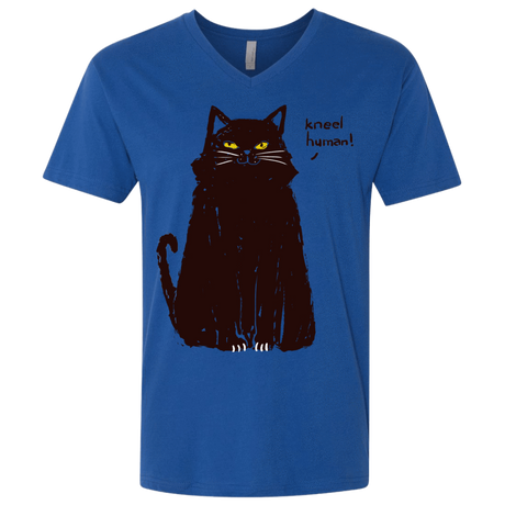 T-Shirts Royal / X-Small Kneel Human! Men's Premium V-Neck