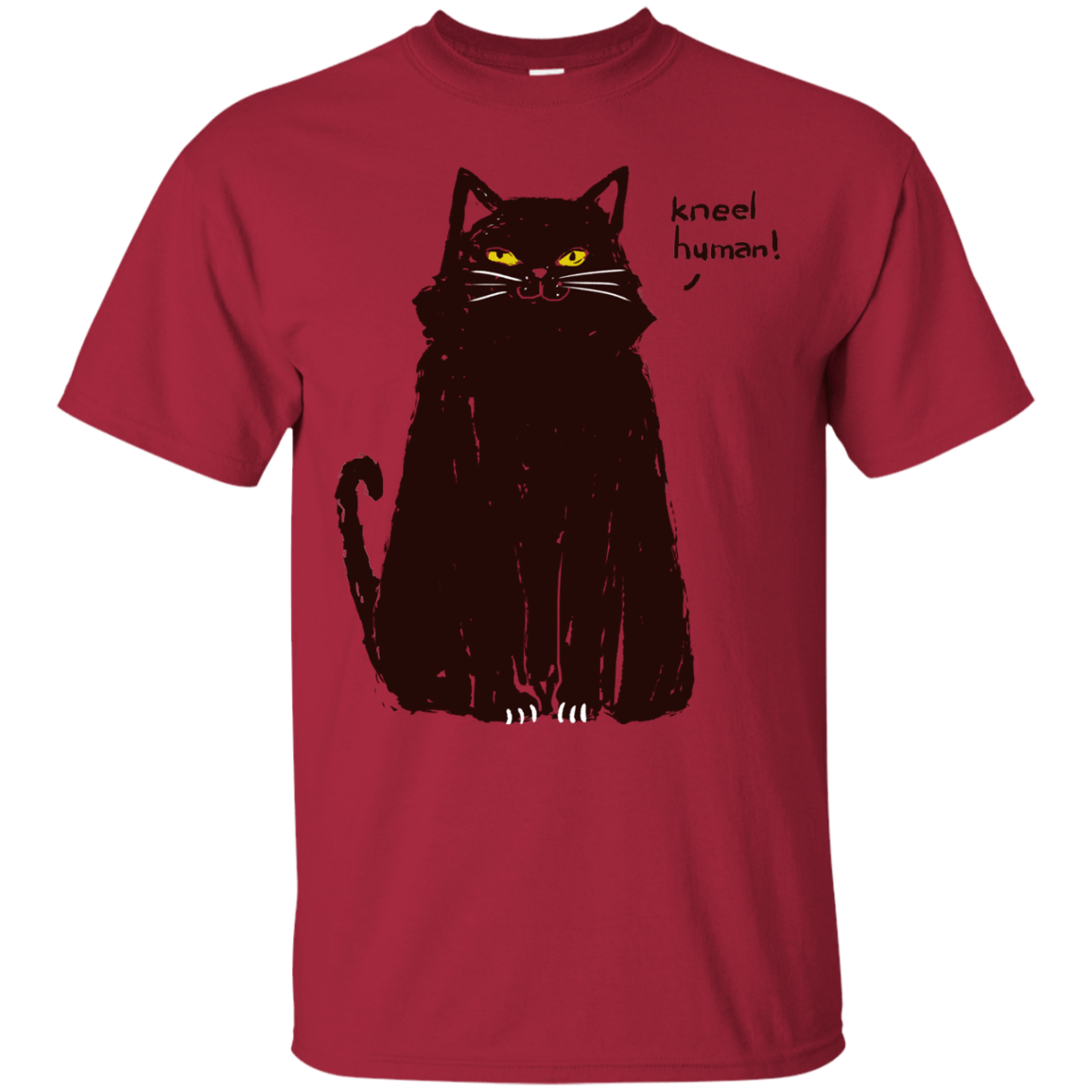 T-Shirts Cardinal / S Kneel Human! T-Shirt