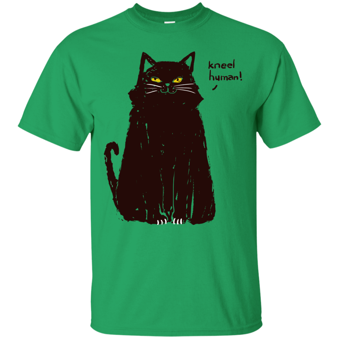T-Shirts Irish Green / S Kneel Human! T-Shirt