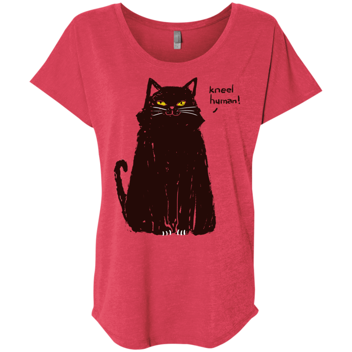 Kneel Human! Triblend Dolman Sleeve