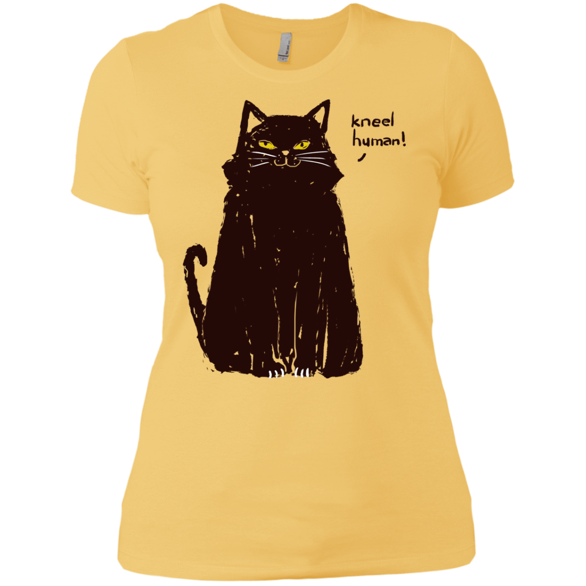 T-Shirts Banana Cream/ / X-Small Kneel Human! Women's Premium T-Shirt